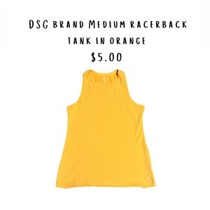 DSG Yellow Tank Top Sleeveless Classic Design